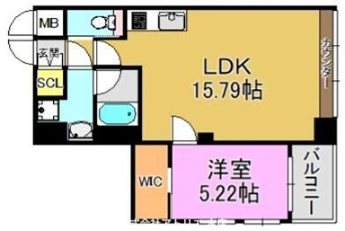 プレジオ長田の間取り