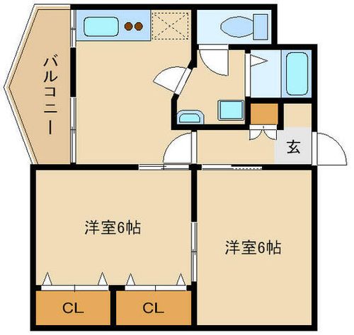プラザハイツの間取り