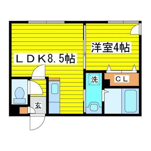 クレアメゾン環状通東の間取り