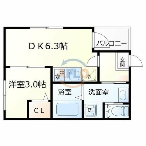 TheHavenOsakaの間取り