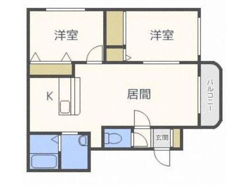 イーストパーク201の間取り