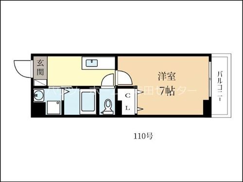 京都府城陽市平川指月(アパート)の賃貸物件の間取り