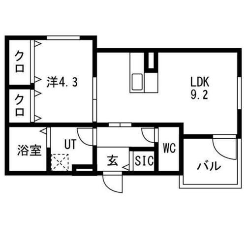 Anecis桜山西の間取り