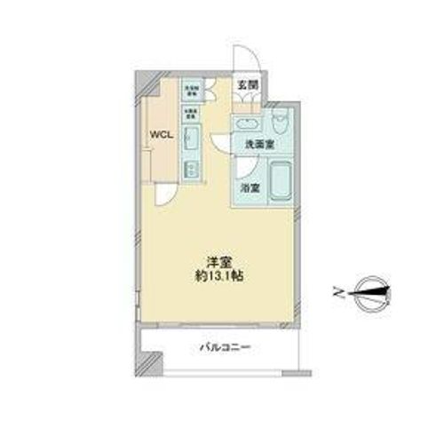 愛知県名古屋市西区上名古屋2丁目(マンション)の賃貸物件の間取り