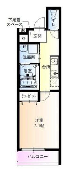 フジパレス尼崎東難波1番館の間取り