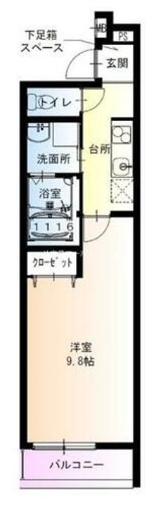 フジパレス尼崎東難波3番館の間取り