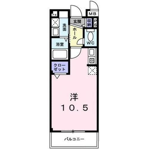 フィ-ルドロ-ドⅡの間取り