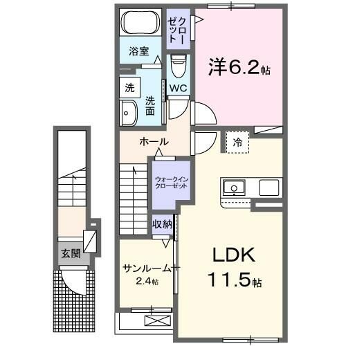 プロムナード甲南の間取り