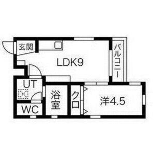 Etoile黒川(エトワール黒川)202の間取り