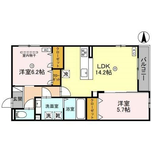 アルカンジェの間取り