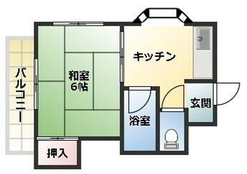 豊マンションパート3の間取り