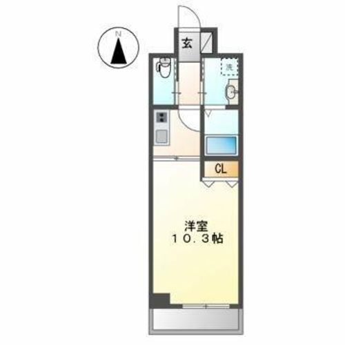 ドゥナーレ畑江通の間取り