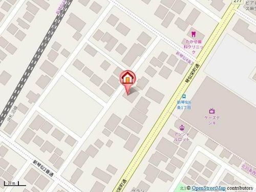 アーバンコート麻生Ⅱ103の地図
