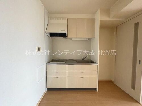 大阪府東大阪市足代1丁目(マンション)の賃貸物件のキッチン
