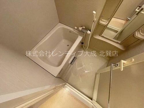 大阪府東大阪市足代1丁目(マンション)の賃貸物件の風呂