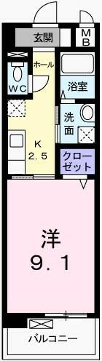 グレイスフル・Kの間取り