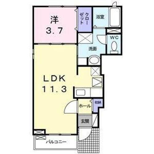 愛知県名古屋市守山区西島町(アパート)の賃貸物件の間取り