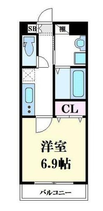 MISTRAL千代田町の間取り