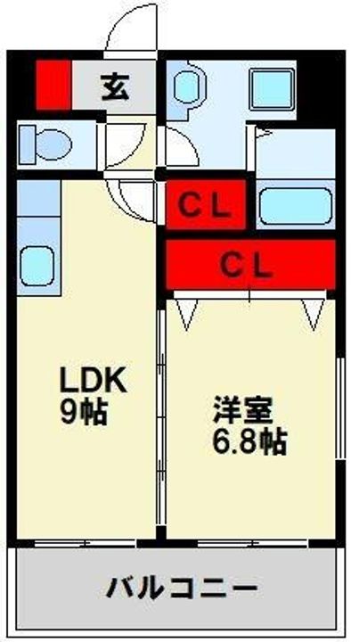メゾンドポラリスの間取り