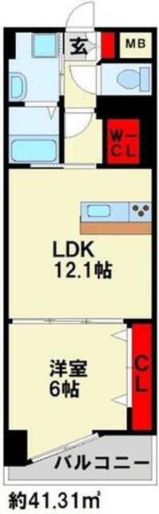 ギャラン二島の間取り