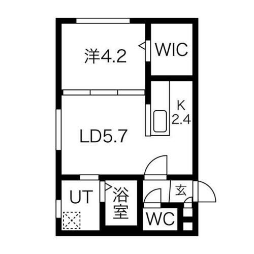 Coco Ange Sumikawa(ココアンジュ澄川)の間取り