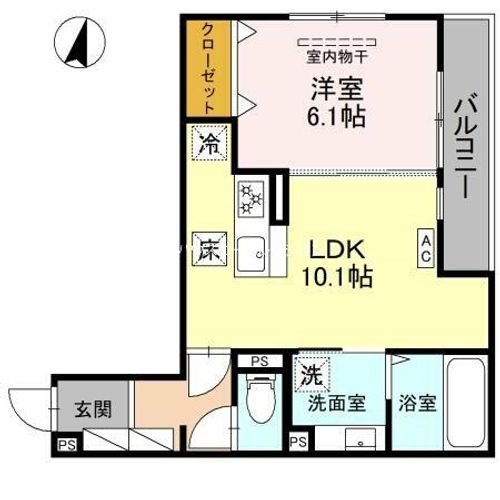トリシア武庫川の間取り