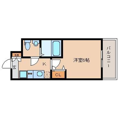 アリビオ立花1の間取り