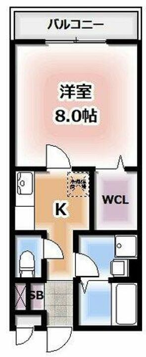 モンテリブロあさひの間取り