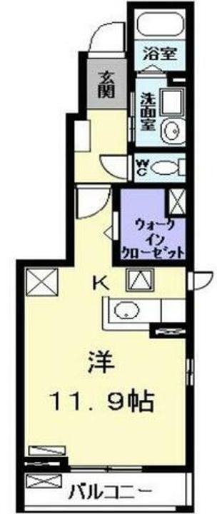 ティーズヴィラ八田の間取り