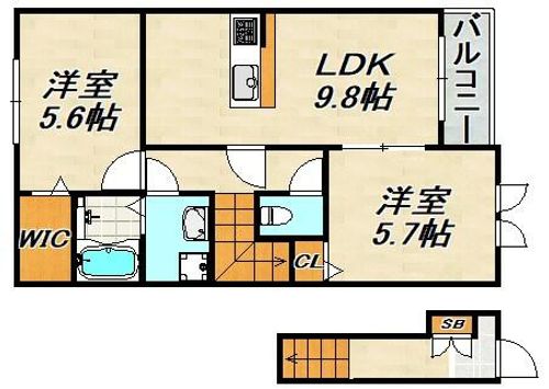 ウエストヒルズ西六甲の間取り