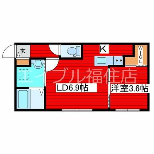 北海道札幌市豊平区西岡五条1丁目(マンション)の賃貸物件の間取り