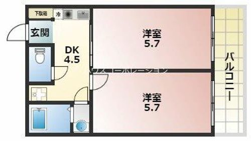 立花アネックスの間取り