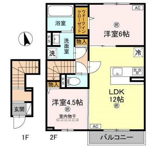 ルグラン亀山の間取り