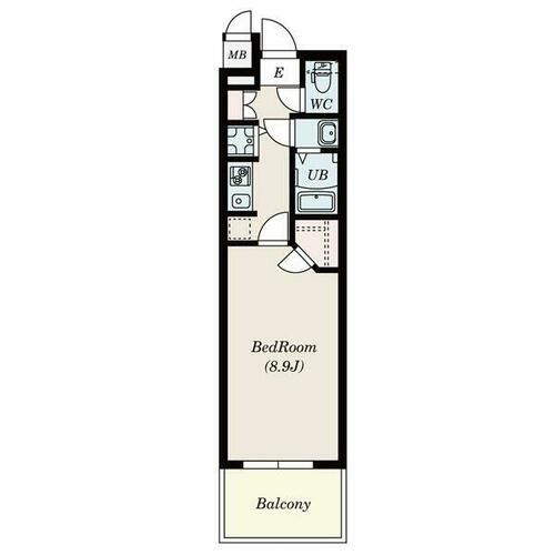 愛知県名古屋市名東区本郷2丁目(マンション)の賃貸物件の間取り