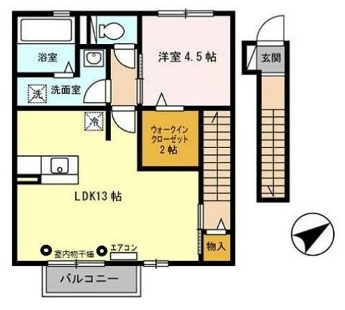 エスポワール北原の間取り