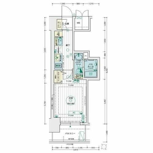 エステムコート名古屋千種グレイスの間取り