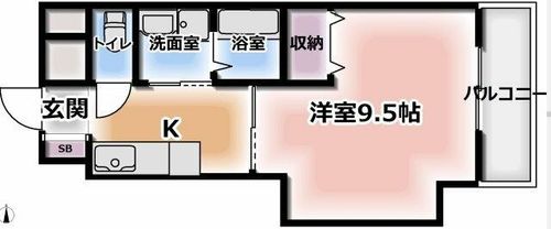 ソレイユアーバン18の間取り