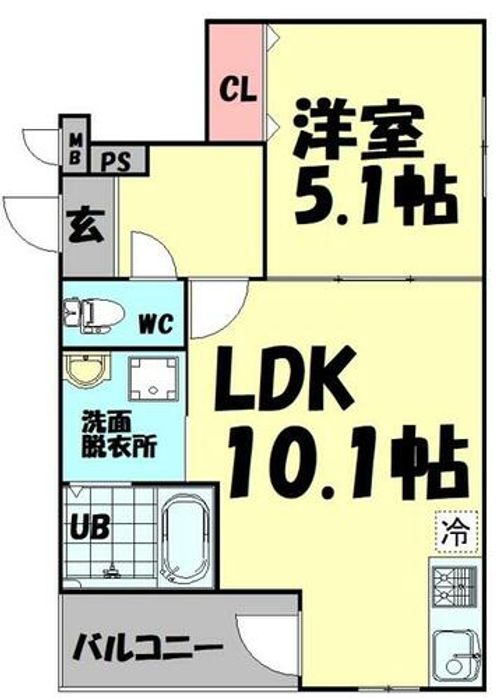 ポート フルールの間取り