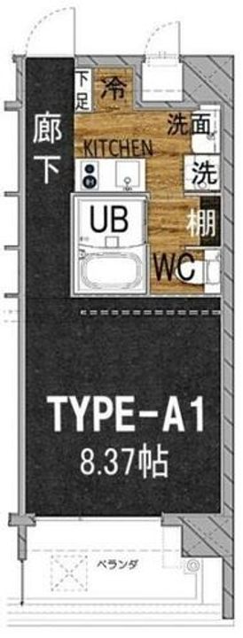 クラッシー博多の間取り