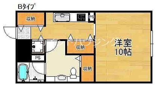 パラドール北加賀屋の間取り