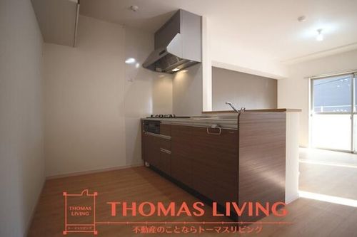 福岡県北九州市小倉北区白銀1丁目(マンション)の賃貸物件のキッチン