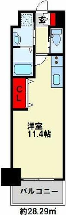 ERUZAGLANZ 黄金1405の間取り