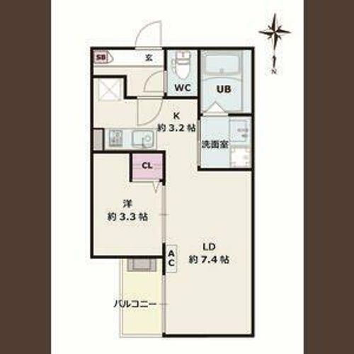 Jack umateⅠの間取り