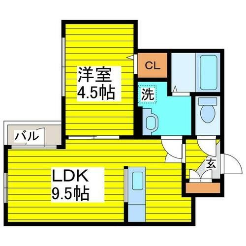 アンシャンテ環状通東の間取り