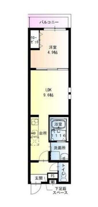 フジパレス阪急園田EAST1番館の間取り