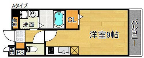 ベル アルモニー1番館の間取り