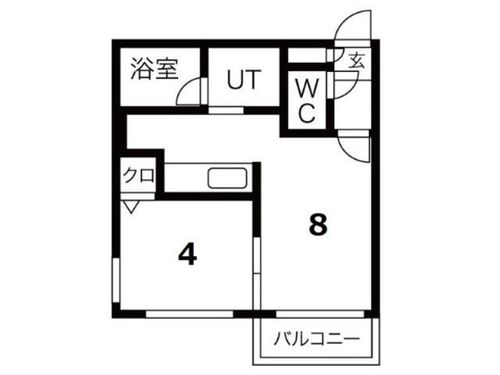 北海道札幌市手稲区前田二条11丁目(マンション)の賃貸物件の間取り