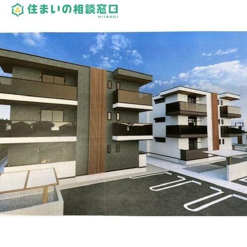 愛知県岡崎市針崎町字大坪(アパート)の賃貸物件の外観