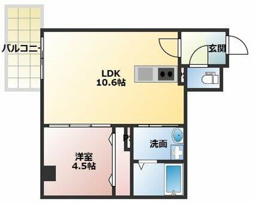 GARDENIA茨木の間取り