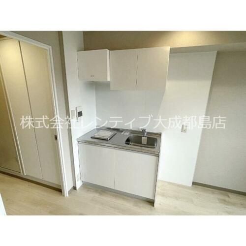 大阪府大阪市旭区赤川1丁目(マンション)の賃貸物件のキッチン